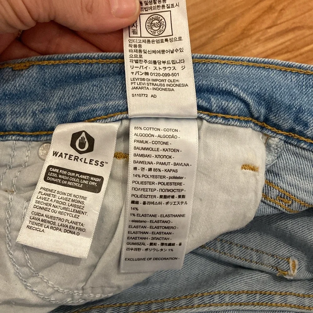 ♥️ HOST PICK ♥️ LEVIS High rise cropped wide leg W27 X L27 - Picture 6 of 6